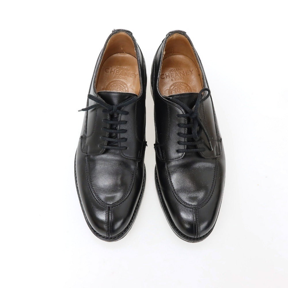 【中古】チーニー CHEANEY カーフ ドレスシューズ ブラック【サイズ6】【 状態ランクB 】【 メンズ 】
