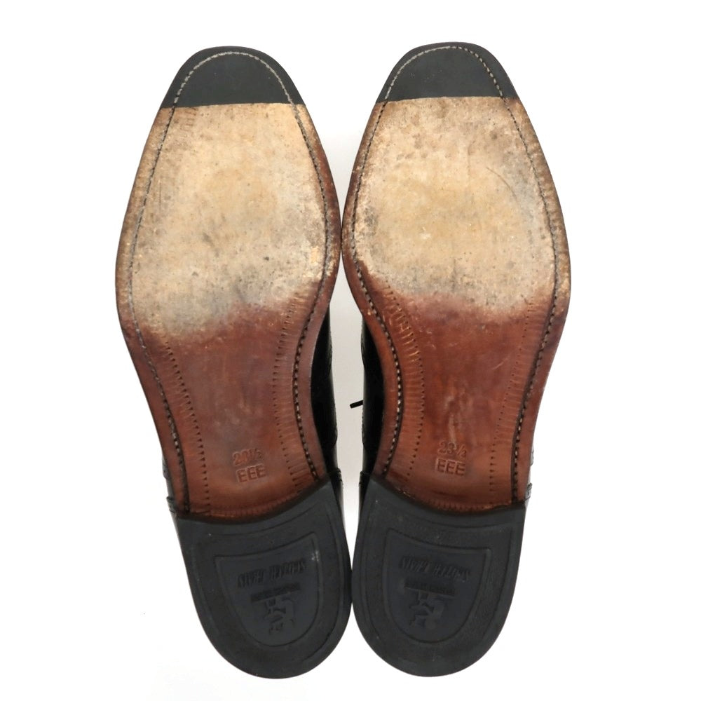 【中古】スコッチグレイン SCOTCH GRAIN F-9058 カーフ ドレスシューズ ブラック【サイズ23 1/2】【 状態ランクB 】【 メンズ 】