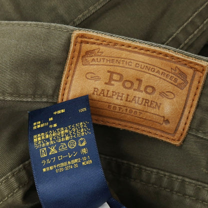 【中古】ポロ ラルフローレン Polo Ralph Lauren コットン 5ポケットパンツ オリーブ【サイズ32】【 状態ランクB 】【 メンズ 】
