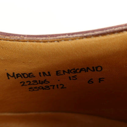 【中古】グレンソン GRENSON 22346 カーフ ドレスシューズ ワインレッド【サイズ6F】【 状態ランクC 】【 メンズ 】