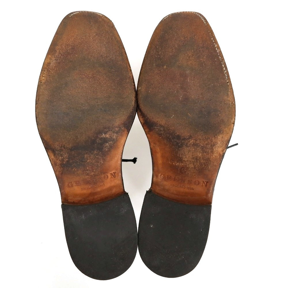 【中古】グレンソン GRENSON 22346 カーフ ドレスシューズ ワインレッド【サイズ6F】【 状態ランクC 】【 メンズ 】