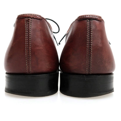 【中古】グレンソン GRENSON 22346 カーフ ドレスシューズ ワインレッド【サイズ6F】【 状態ランクC 】【 メンズ 】