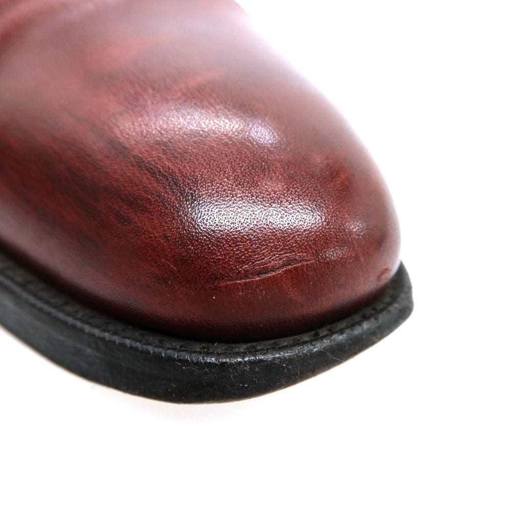 【中古】グレンソン GRENSON 22346 カーフ ドレスシューズ ワインレッド【サイズ6F】【 状態ランクC 】【 メンズ 】