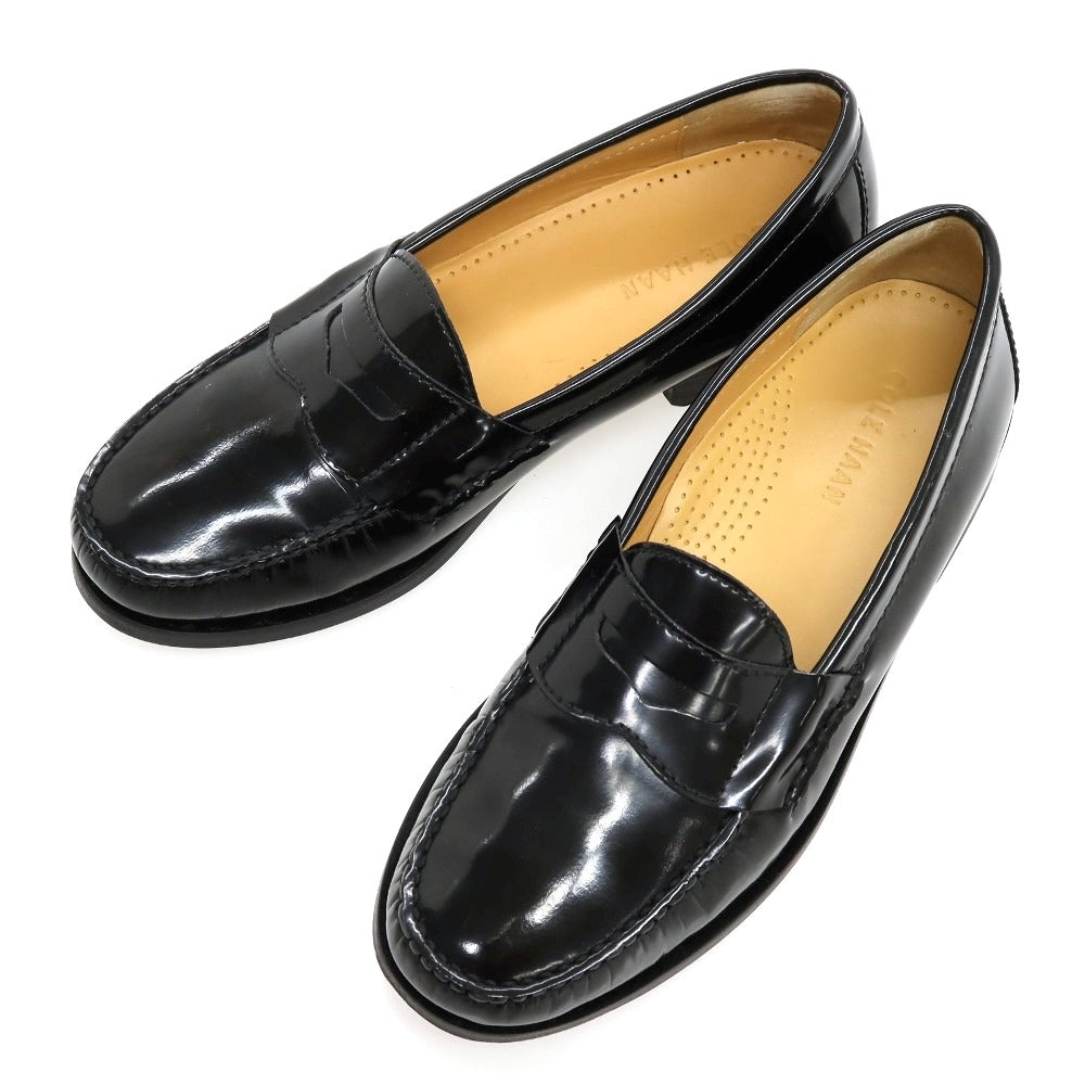 【中古】コールハーン COLE HAAN 03503 ピンチ レザー ローファー ブラック【サイズ7 1/2D】【 状態ランクA 】【 メンズ 】