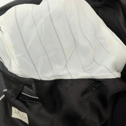 【中古】ルイジ ビアンキ マントヴァ Luigi Bianchi Mantova SUPER110’S ウール ヘリンボーン 2つボタンスーツ グレー【サイズ46】【 状態ランクC 】【 メンズ 】