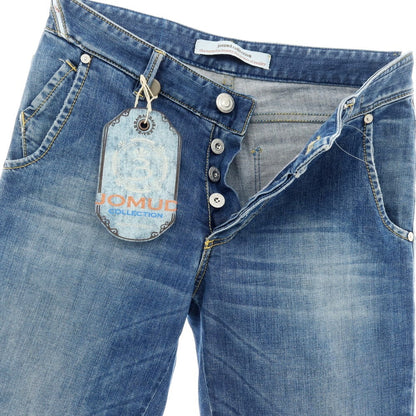 【中古】バルバ BARBA jomud collection ストレッチ コットン系 デニムパンツ ジーンズ ライトブルー【サイズ表記なし(S位)】【 状態ランクC 】【 メンズ 】