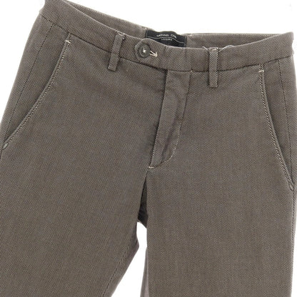 【SALE30%OFF/返品不可】【中古】マイケルコール MICHAEL COAL LEISURE LUNGO ストレッチ コットン カジュアルスラックスパンツ ブラックxグレージュ【 サイズ44 】【 状態ランクB 】【 メンズ 】