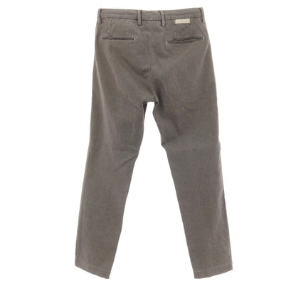 【SALE30%OFF/返品不可】【中古】マイケルコール MICHAEL COAL LEISURE LUNGO ストレッチ コットン カジュアルスラックスパンツ ブラックxグレージュ【 サイズ44 】【 状態ランクB 】【 メンズ 】