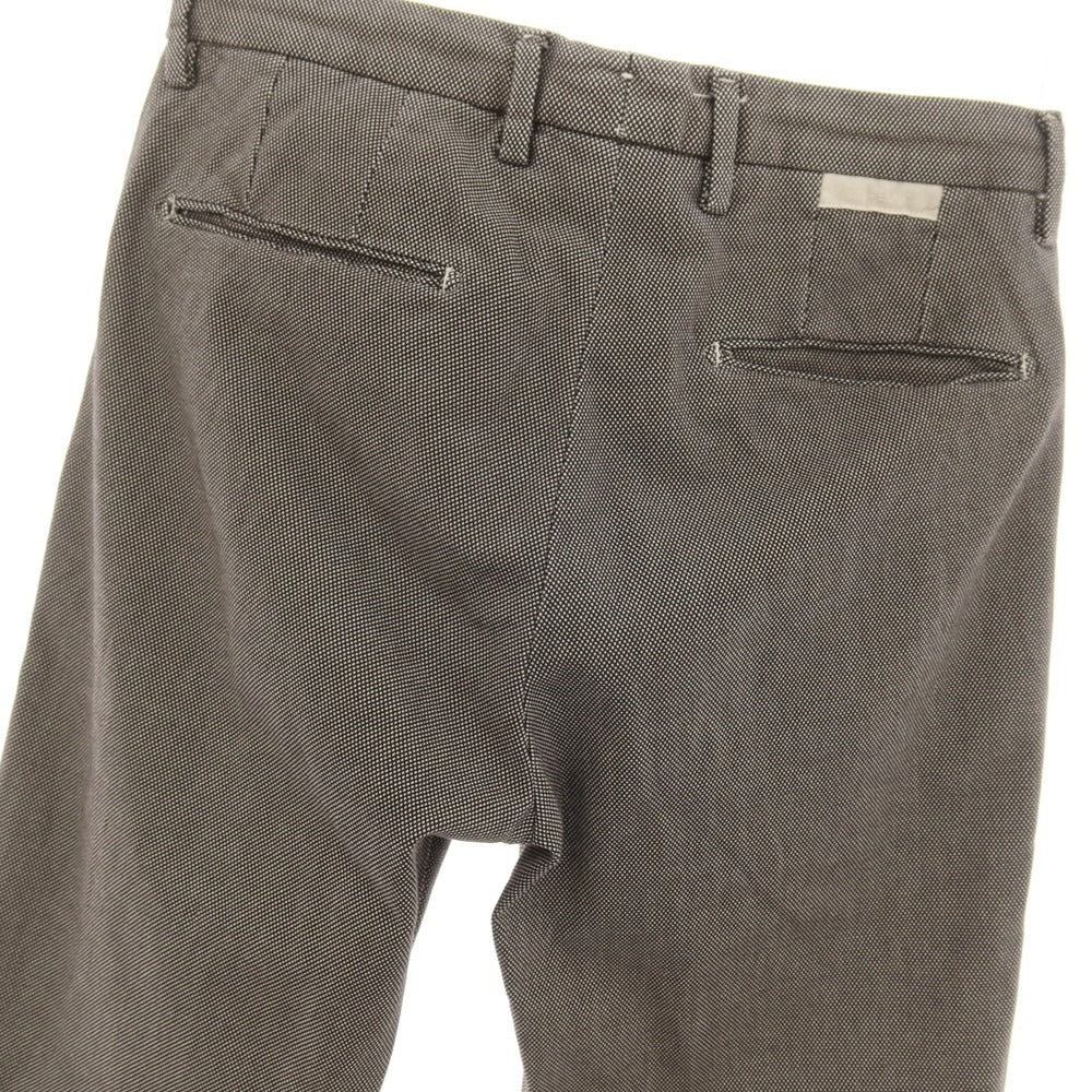 【SALE30%OFF/返品不可】【中古】マイケルコール MICHAEL COAL LEISURE LUNGO ストレッチ コットン カジュアルスラックスパンツ ブラックxグレージュ【 サイズ44 】【 状態ランクB 】【 メンズ 】