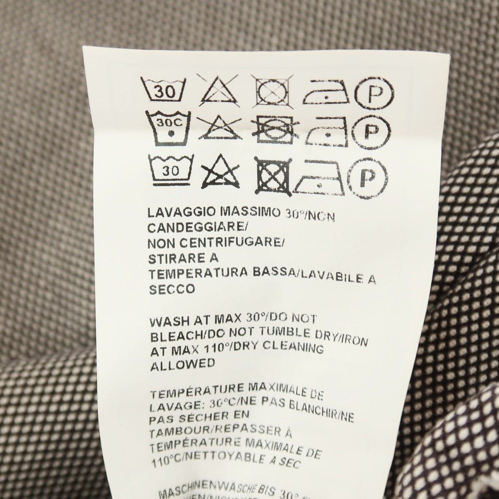 【SALE30%OFF/返品不可】【中古】マイケルコール MICHAEL COAL LEISURE LUNGO ストレッチ コットン カジュアルスラックスパンツ ブラックxグレージュ【 サイズ44 】【 状態ランクB 】【 メンズ 】