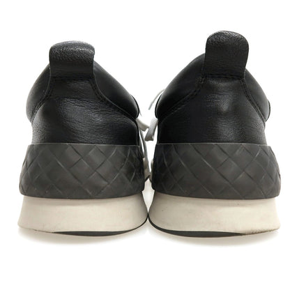 【中古】ボッテガヴェネタ BOTTEGAVENETA レザー スニーカー ブラック【サイズ40 1/2】【 状態ランクC 】【 メンズ 】