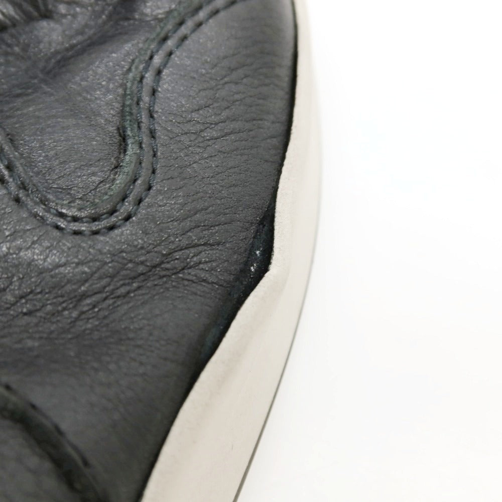 【中古】ボッテガヴェネタ BOTTEGAVENETA レザー スニーカー ブラック【サイズ40 1/2】【 状態ランクC 】【 メンズ 】