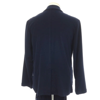 【SALE30%OFF/返品不可】【中古】スリードッツ three dots コットンポリエステル パイル セットアップ セットアップ ネイビー【 サイズS/S 】【 状態ランクC 】【 メンズ 】