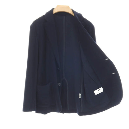 【SALE30%OFF/返品不可】【中古】スリードッツ three dots コットンポリエステル パイル セットアップ セットアップ ネイビー【 サイズS/S 】【 状態ランクC 】【 メンズ 】