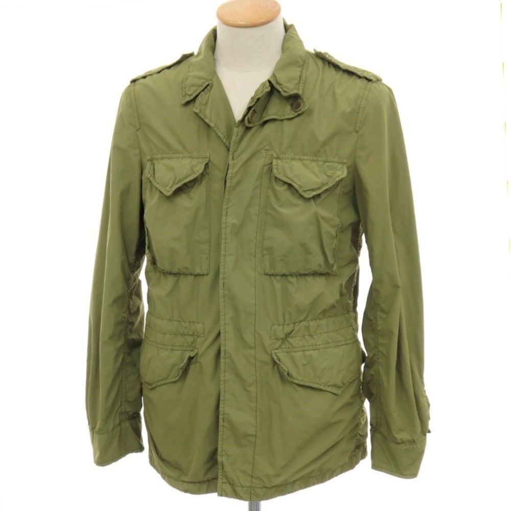 【中古】アスペジ ASPESI ポリエステルナイロン M-1943 ミリタリージャケット グリーン【サイズXS】【 状態ランクC 】【 メンズ 】