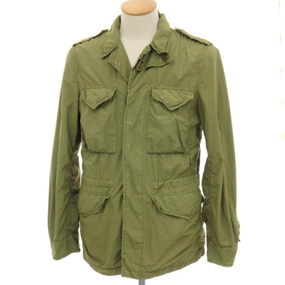 【中古】アスペジ ASPESI ポリエステルナイロン M-1943 ミリタリージャケット グリーン【サイズXS】【 状態ランクC 】【 メンズ 】