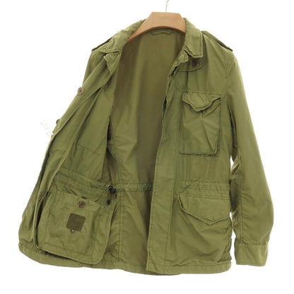【中古】アスペジ ASPESI ポリエステルナイロン M-1943 ミリタリージャケット グリーン【サイズXS】【 状態ランクC 】【 メンズ 】
