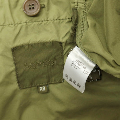 【中古】アスペジ ASPESI ポリエステルナイロン M-1943 ミリタリージャケット グリーン【サイズXS】【 状態ランクC 】【 メンズ 】