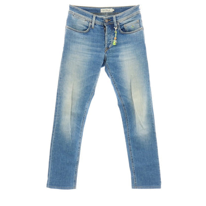【SALE30%OFF/返品不可】【中古】シビリア SIVIGLIA ストレッチ コットン デニムパンツ ジーンズ ライトブルー【 サイズ29 】【 状態ランクC 】【 メンズ 】