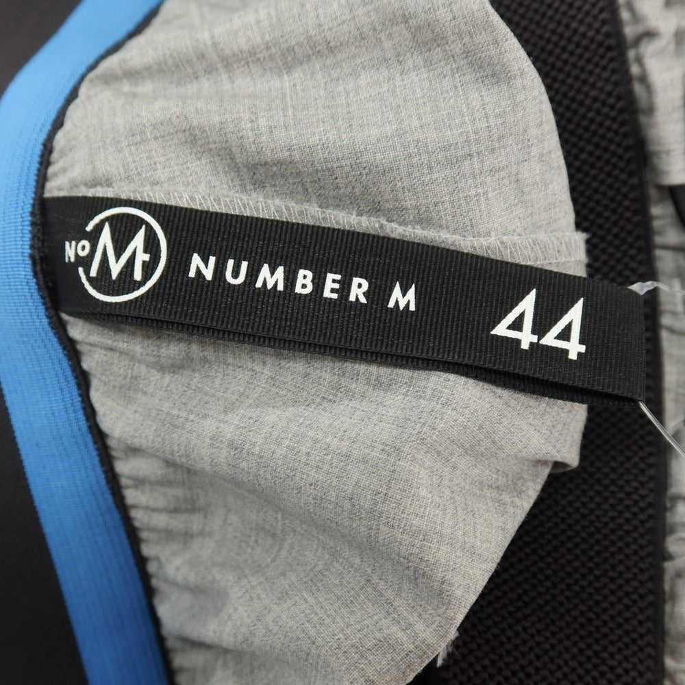 【中古】ナンバーエム NUMBER M ストレッチ ウールナイロン イージーパンツ グレー【サイズ44】【 状態ランクB 】【 メンズ 】