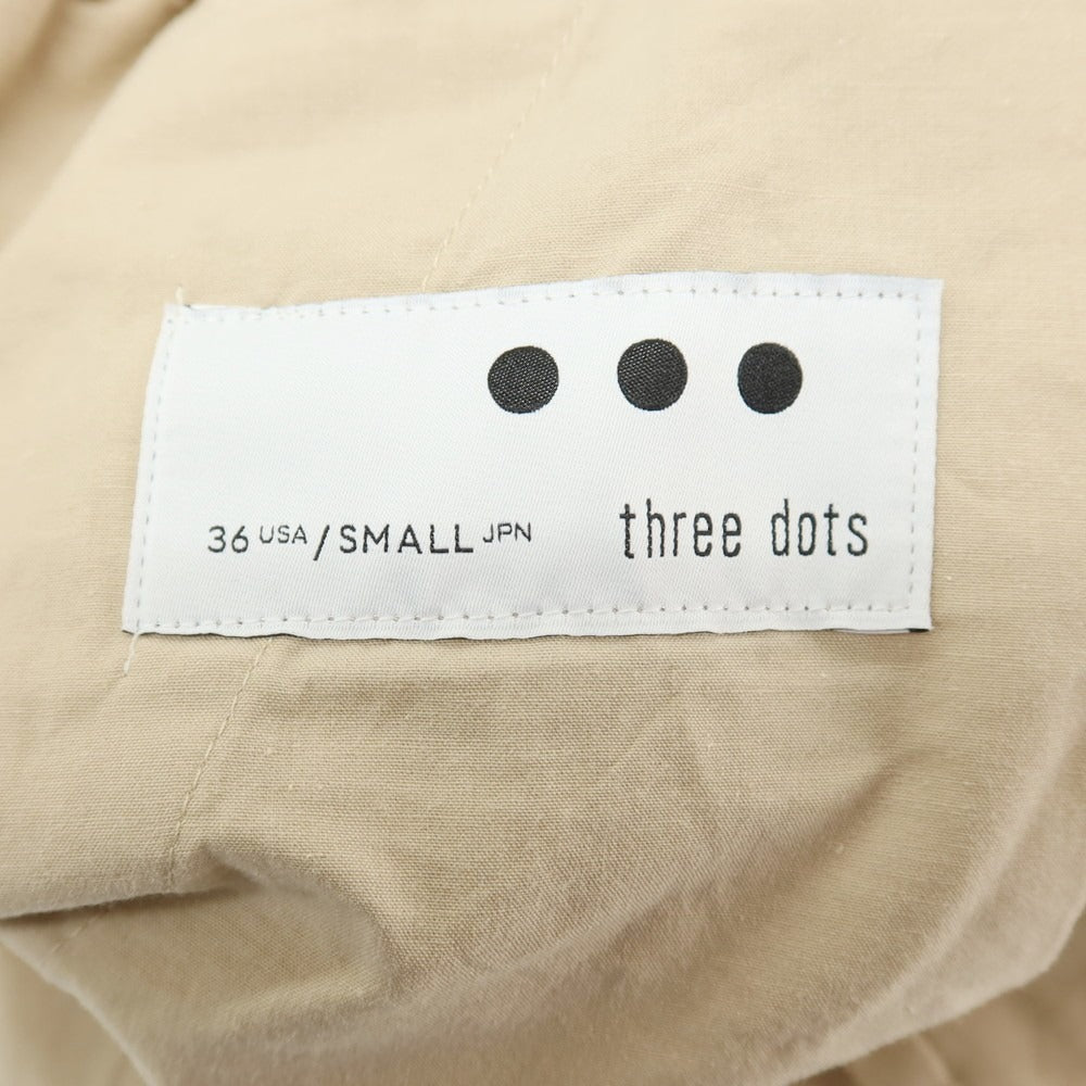 【中古】スリードッツ three dots コットンリネン イージーパンツ ベージュ【サイズS】【 状態ランクC 】【 メンズ 】