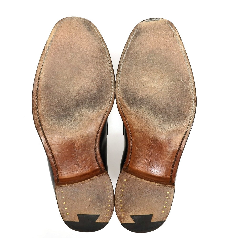 【中古】チーニー CHEANEY カーフ ローファー ブラック【サイズ7】【 状態ランクC 】【 メンズ 】