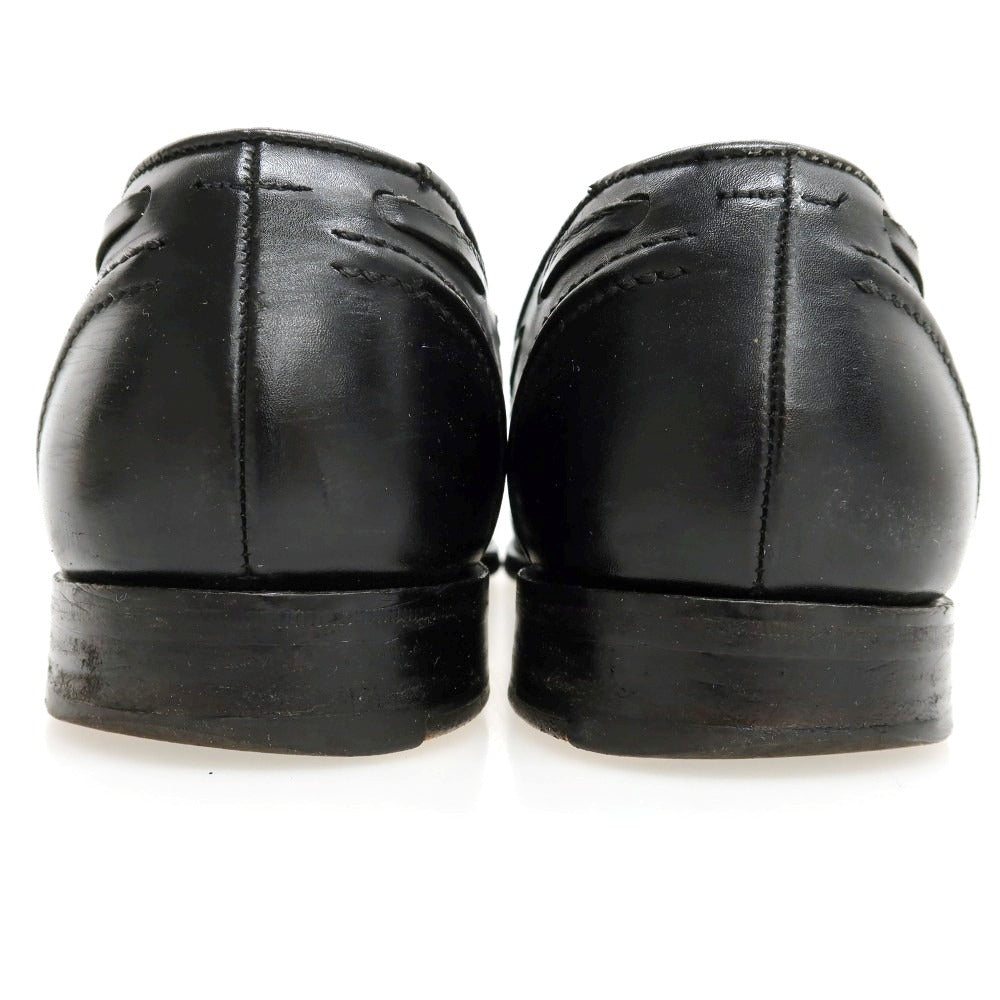 【中古】チーニー CHEANEY カーフ ローファー ブラック【サイズ7】【 状態ランクC 】【 メンズ 】