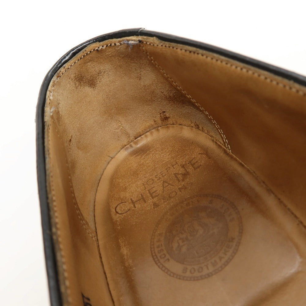 【中古】チーニー CHEANEY カーフ ローファー ブラック【サイズ7】【 状態ランクC 】【 メンズ 】