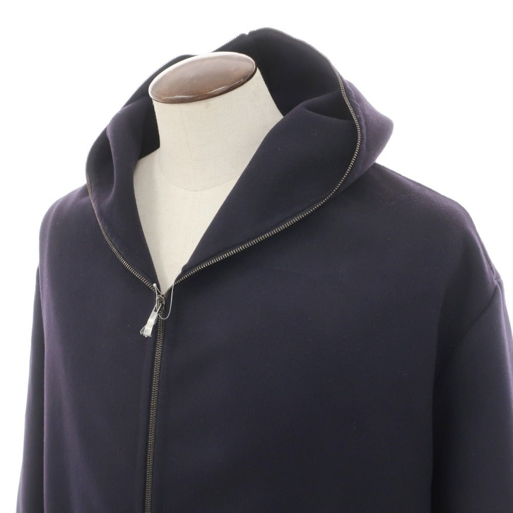 【新品】マーロ Malo ウールカシミヤ フルジップ フーデッドブルゾン ネイビー【サイズXL】【 状態ランクN 】【 メンズ 】