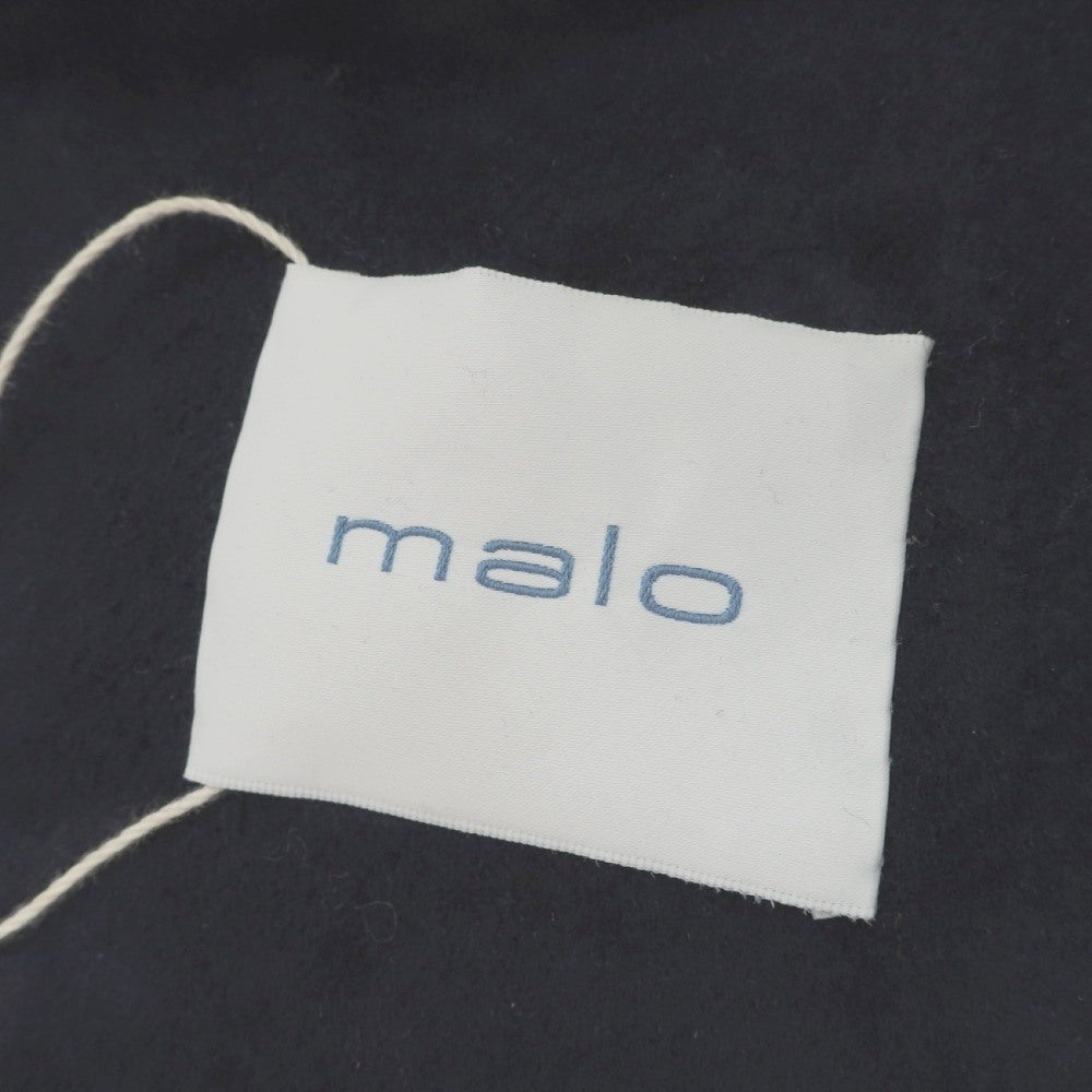 【新品】マーロ Malo ウールカシミヤ フルジップ フーデッドブルゾン ネイビー【サイズXL】【 状態ランクN 】【 メンズ 】