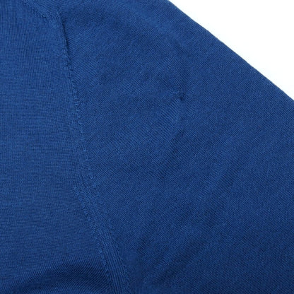 【中古】クルチアーニ CRUCIANI ハイゲージ カシミヤシルク ニット カーディガン ダークブルー【サイズ50】【 状態ランクC 】【 メンズ 】