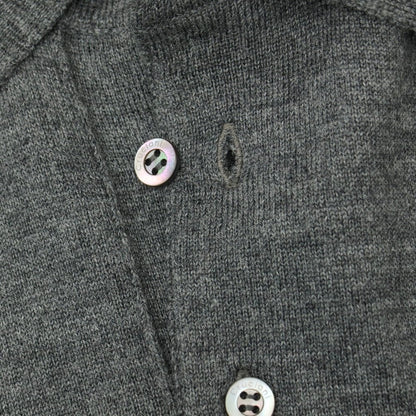 【新品】クルチアーニ CRUCIANI ウール 長袖 ポロニット グレー【サイズ50】【 状態ランクN 】【 メンズ 】