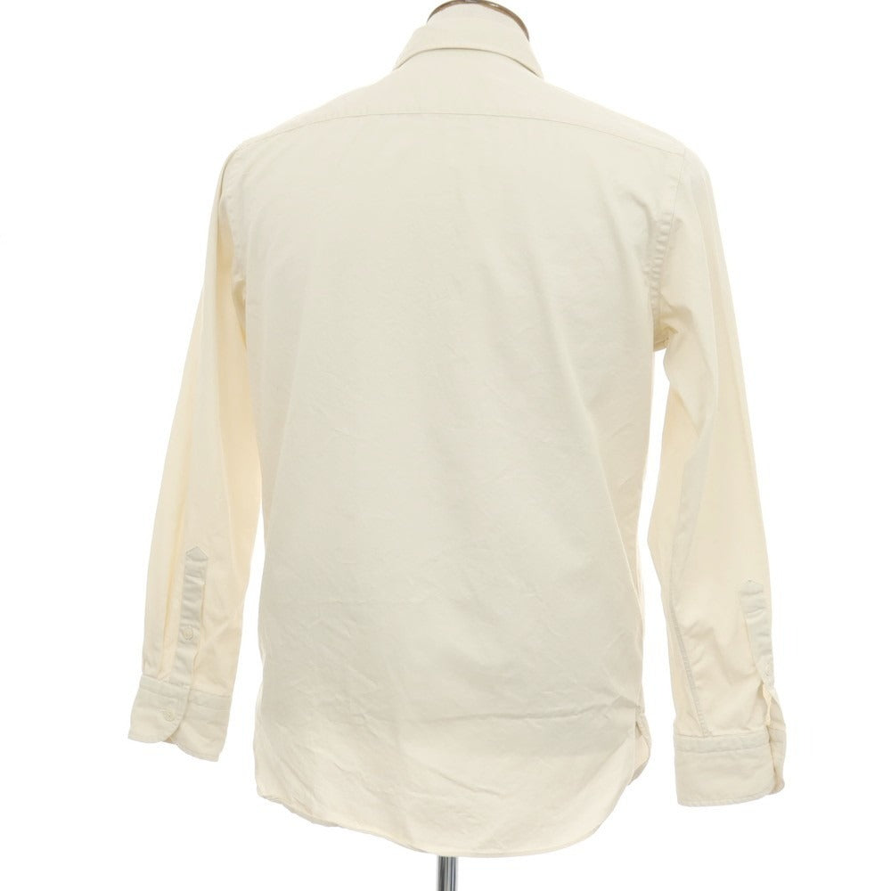 【新品】ギローバー GUY ROVER コットン セミワイドカラー カジュアルシャツ ナチュラル【サイズXL】【 状態ランクN 】【 メンズ 】