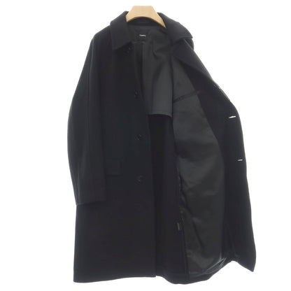 【中古】セオリー theory ウール ステンカラーコート ブラック【サイズL】【 状態ランクB 】【 メンズ 】