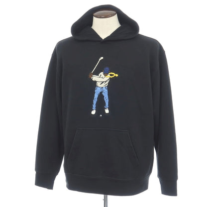 【中古】イーストサイドゴルフ Eastside Golf コットンポリエステル スウェット スウィングマン プルオーバー パーカー ブラック【サイズXL】【 状態ランクC 】【 メンズ 】