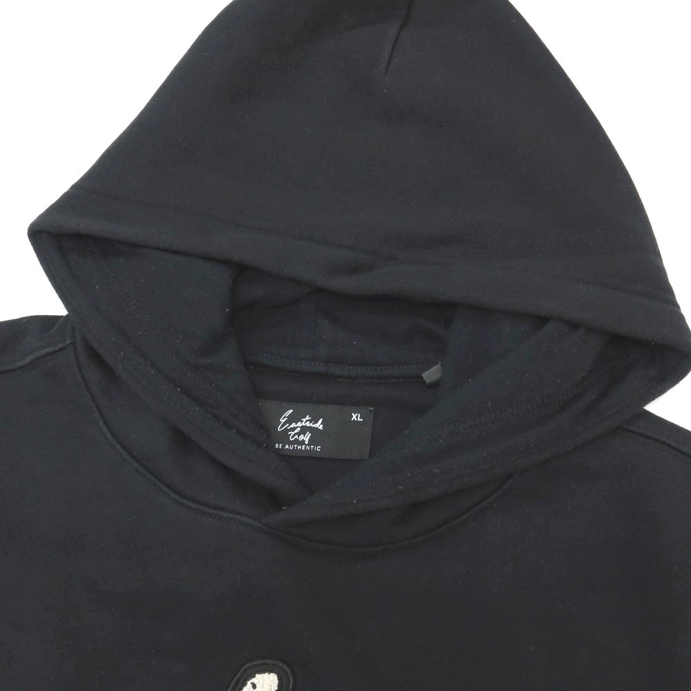【中古】イーストサイドゴルフ Eastside Golf コットンポリエステル スウェット スウィングマン プルオーバー パーカー ブラック【サイズXL】【 状態ランクC 】【 メンズ 】