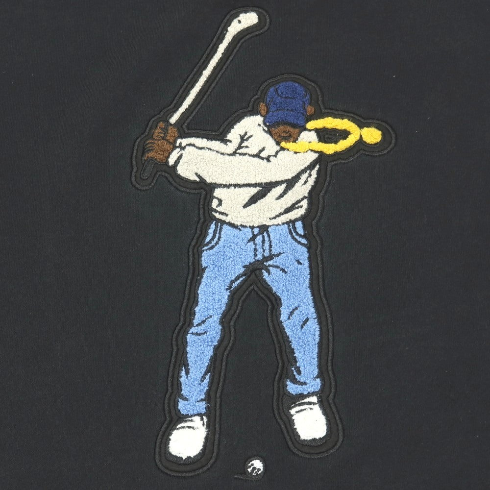 【中古】イーストサイドゴルフ Eastside Golf コットンポリエステル スウェット スウィングマン プルオーバー パーカー ブラック【サイズXL】【 状態ランクC 】【 メンズ 】
