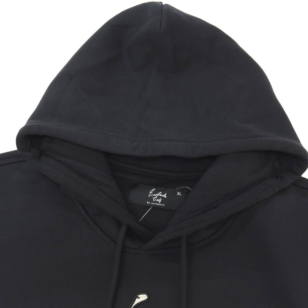 【中古】イーストサイドゴルフ Eastside Golf コットンポリエステル スウェット スウィングマン プルオーバー パーカー ブラックネイビー【サイズXL】【 状態ランクC 】【 メンズ 】
