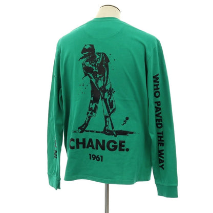 【中古】イーストサイドゴルフ Eastside Golf コットン クルーネック 長袖Ｔシャツ グリーン【サイズXXL】【 状態ランクC 】【 メンズ 】