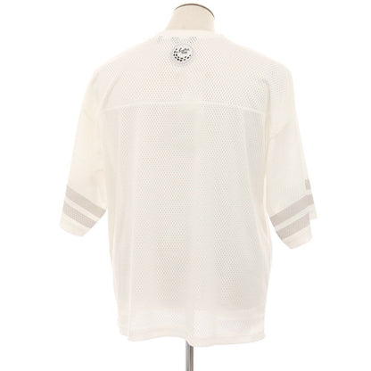 【中古】イーストサイドゴルフ Eastside Golf ポリエステル メッシュ Vネック 半袖Ｔシャツ ホワイト【サイズXL】【 状態ランクC 】【 メンズ 】