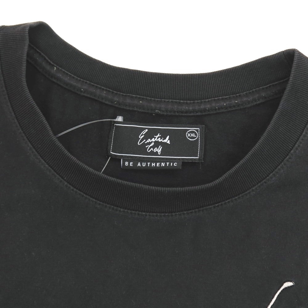 【中古】イーストサイドゴルフ Eastside Golf コットン クルーネック 半袖Ｔシャツ ブラック【サイズXXL】【 状態ランクC 】【 メンズ 】
