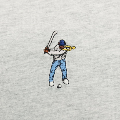 【中古】イーストサイドゴルフ Eastside Golf コットン クルーネック 半袖Ｔシャツ ライトグレー【サイズXXL】【 状態ランクC 】【 メンズ 】