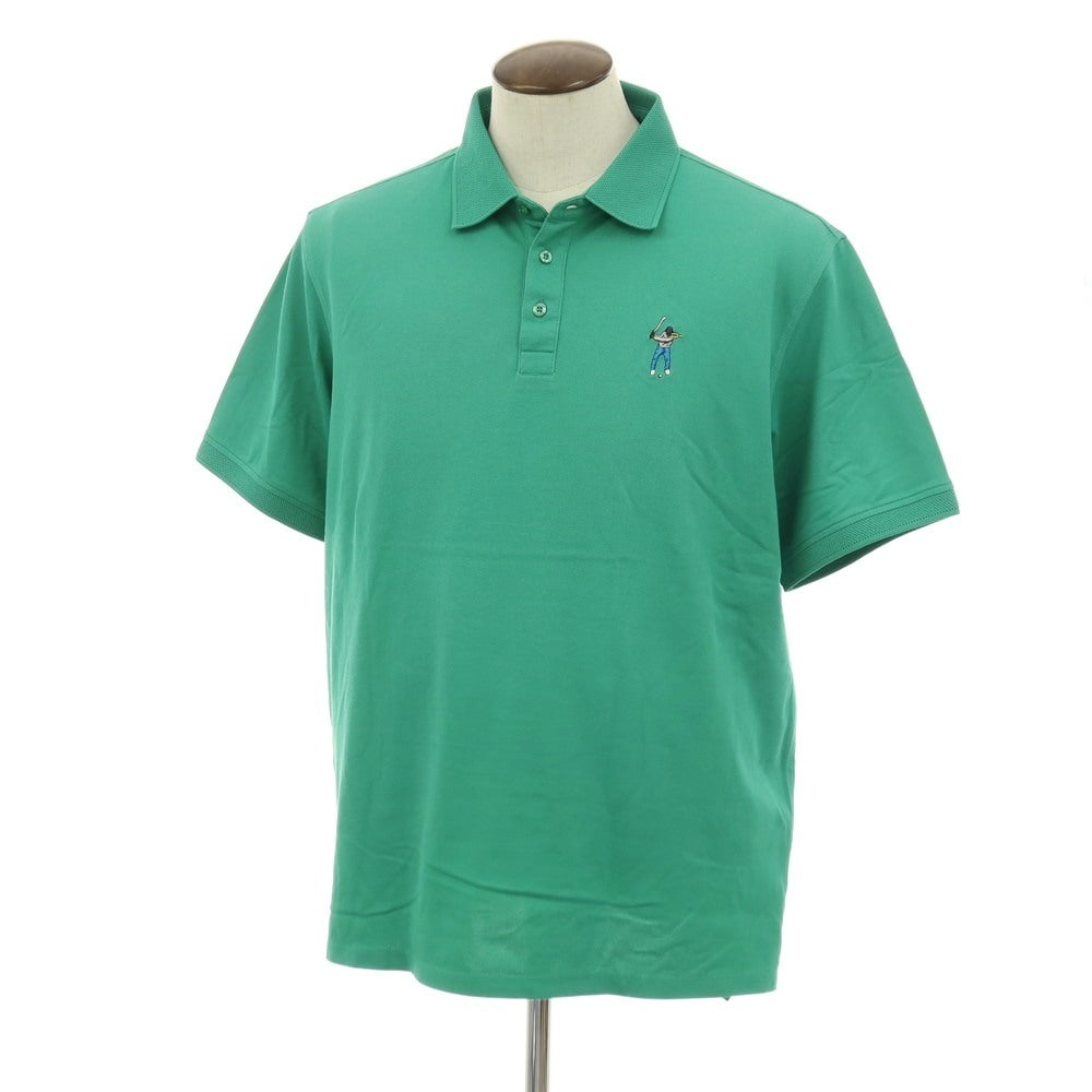 【中古】イーストサイドゴルフ Eastside Golf コットンポリエステルポリウレタン 鹿の子 半袖ポロシャツ グリーン【サイズXXL】【 状態ランクB 】【 メンズ 】