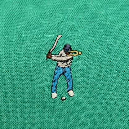 【中古】イーストサイドゴルフ Eastside Golf コットンポリエステルポリウレタン 鹿の子 半袖ポロシャツ グリーン【サイズXXL】【 状態ランクB 】【 メンズ 】