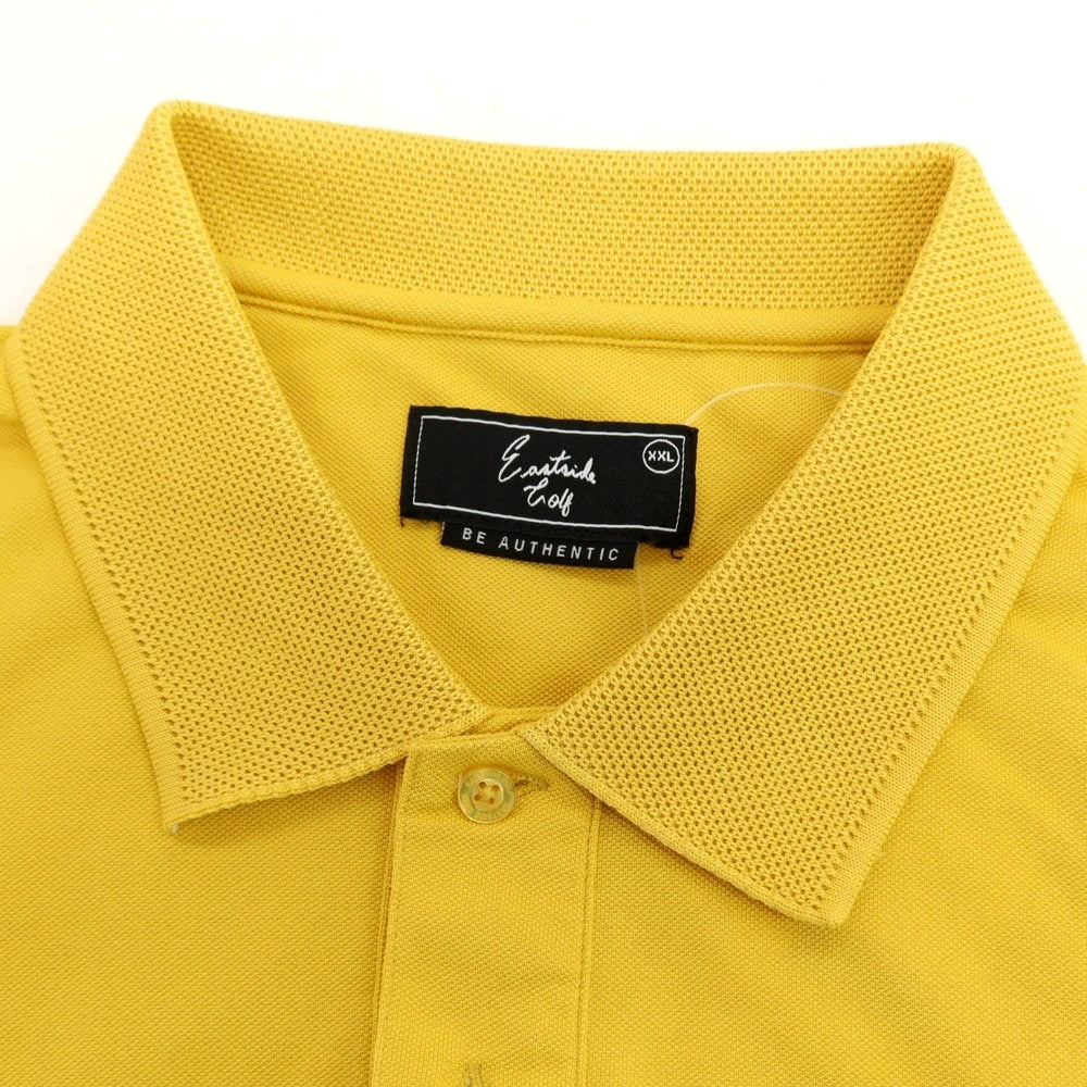 【中古】イーストサイドゴルフ Eastside Golf コットンポリエステルポリウレタン 鹿の子 半袖ポロシャツ イエロー【サイズXXL】【 状態ランクB 】【 メンズ 】