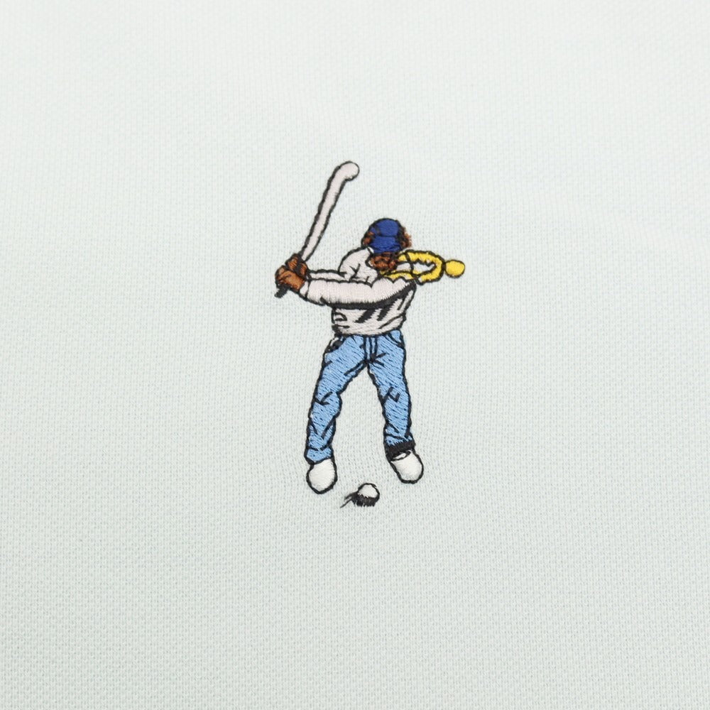 【中古】イーストサイドゴルフ Eastside Golf コットンポリエステルポリウレタン 鹿の子 半袖ポロシャツ ライトブルー【サイズXXL】【 状態ランクC 】【 メンズ 】