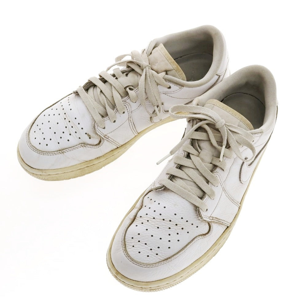 【中古】ナイキ NIKE AIR JORDAN 1 LOW G DD9315-101 レザー スニーカー ホワイト【サイズ29】【 状態ランクD 】【 メンズ 】