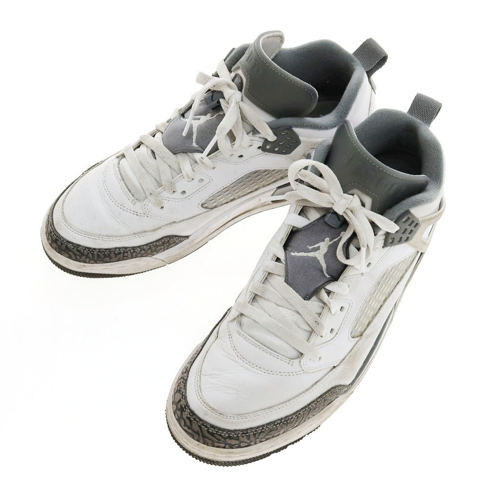 【中古】ナイキ NIKE JORDAN SPIZIKE LOW FQ1759-102 レザー スニーカー ホワイトxグレー【サイズ29】【 状態ランクC 】【 メンズ 】