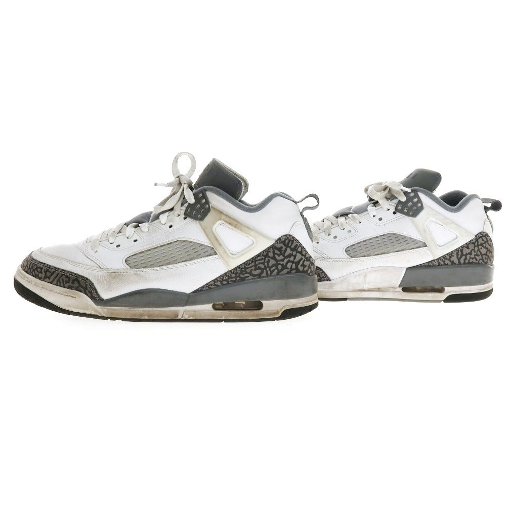 【中古】ナイキ NIKE JORDAN SPIZIKE LOW FQ1759-102 レザー スニーカー ホワイトxグレー【サイズ29】【 状態ランクC 】【 メンズ 】