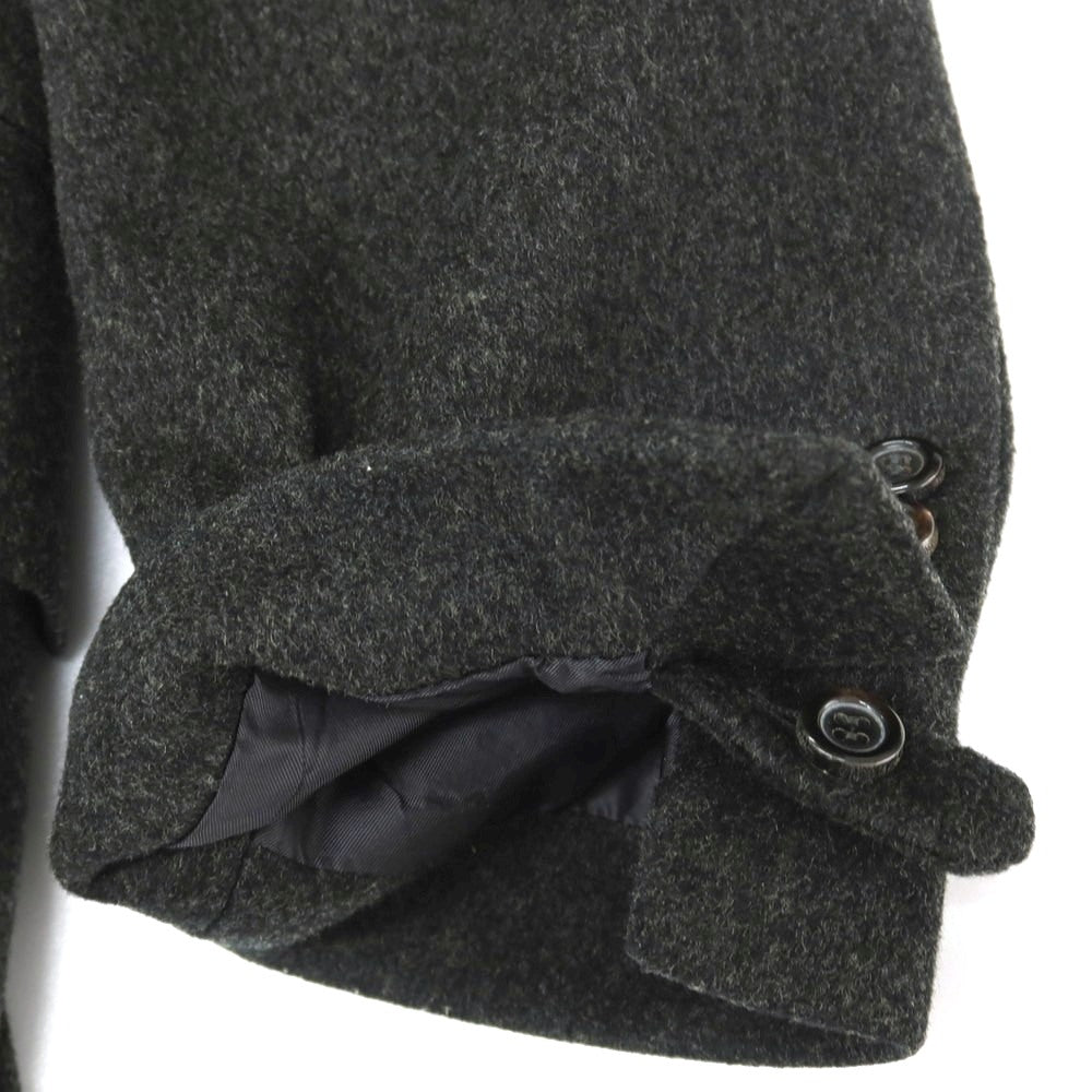 【中古】イヴサンローランリヴゴーシュ Yves Saint Laurent rive gauche トムフォード期 ウール チェスターフィールドコート チャコールグレー【サイズ44】【 状態ランクC 】【 メンズ 】
